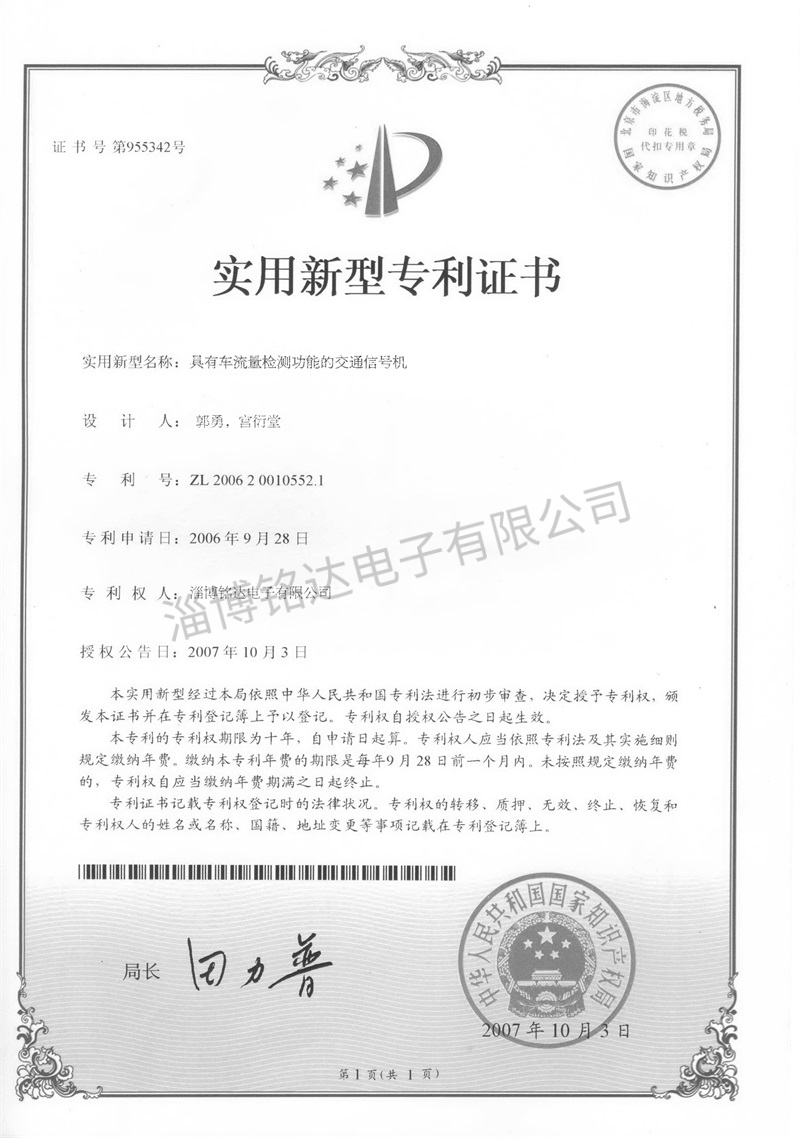 Zibo Mingda Patent