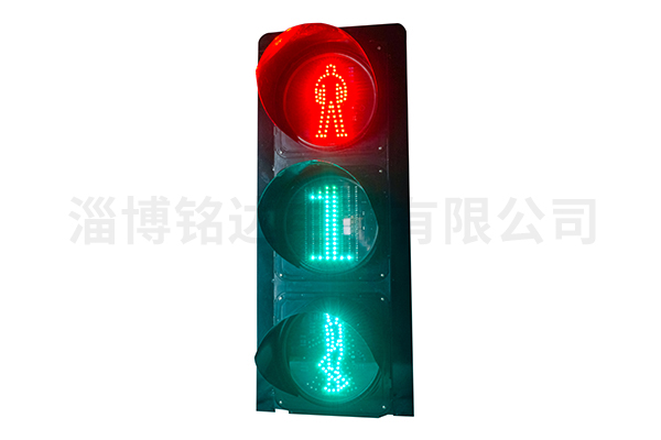 Pedestrian + dot matrix countdown signal light